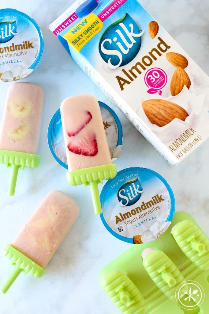 Vegan Tropical Yogurt Popsicles