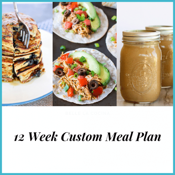 12 week custom meal plan