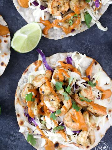 Chipotle Shrimp Tacos - Paleo Friendly