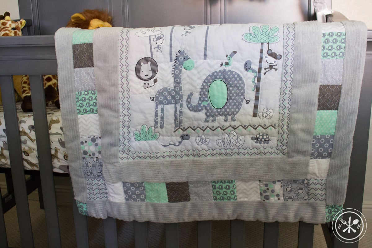 Safari Nursery Handmade Quilt