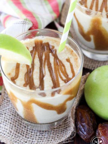 Caramel Apple Protein Smoothie