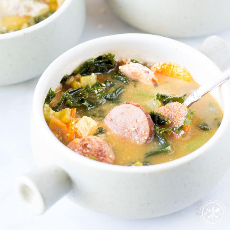 Kielbasa Sausage Vegetable Soup