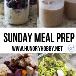 If there is one thing that keeps me on track during the week it's meal prep! By popular demand, I'm sharing a meal prep recap for our Sunday meal prep! Registered Dietitian, Dietitian, Meal Prep, Lunch Meal Prep, Meal Prep for Weight Loss, Healthy eating, healthy living, meal prep ideas, gluten free, dairy free, top 8 free