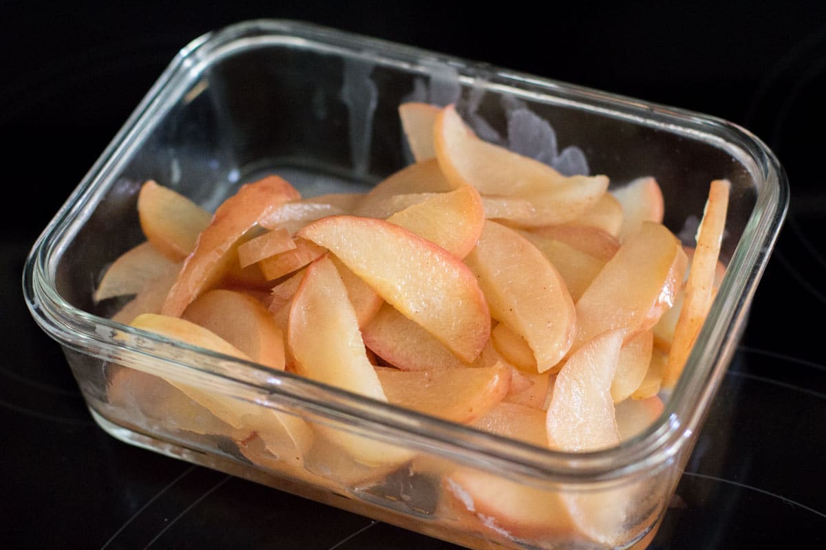 meal prep baked apples for 10 month old baby