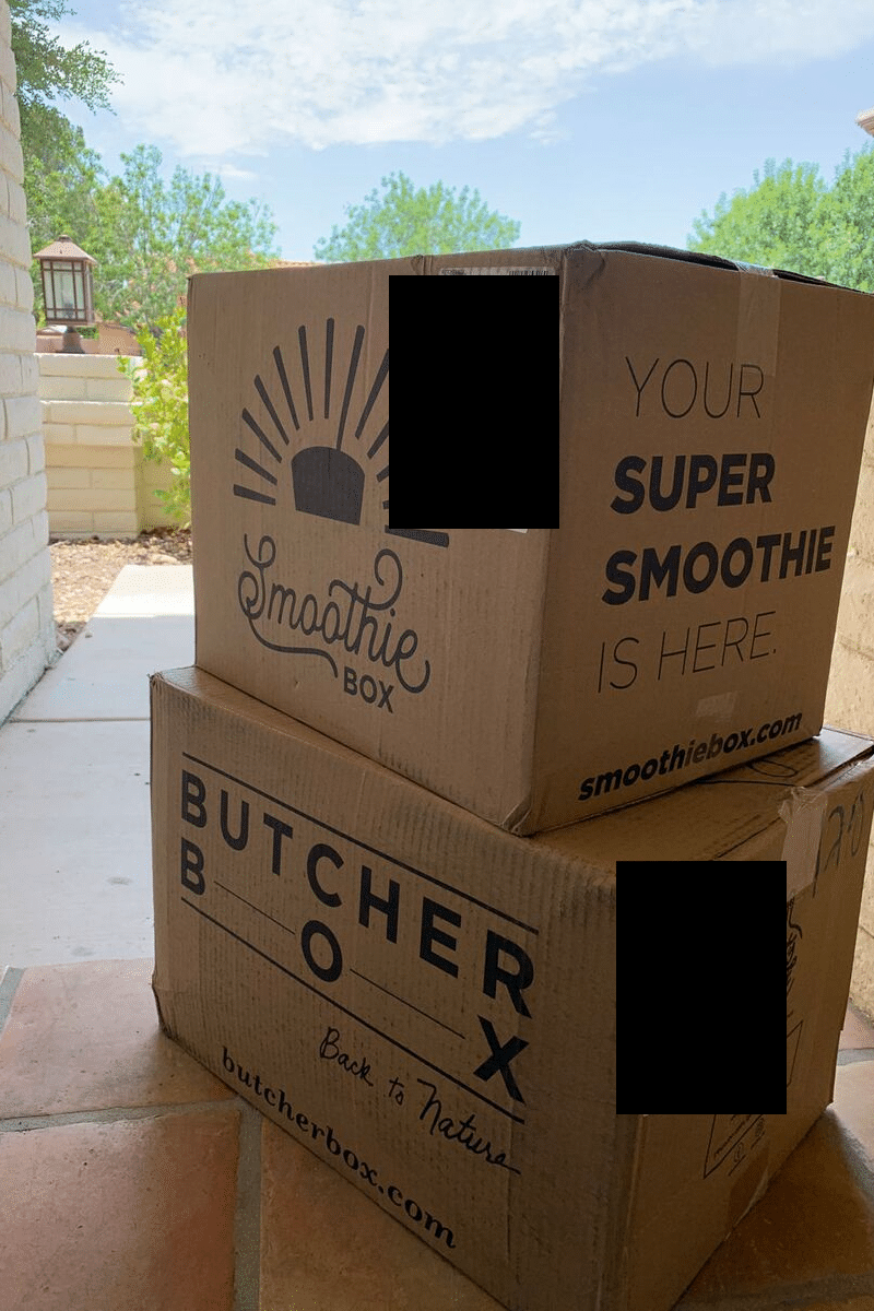 smoothiebox and butcherbox