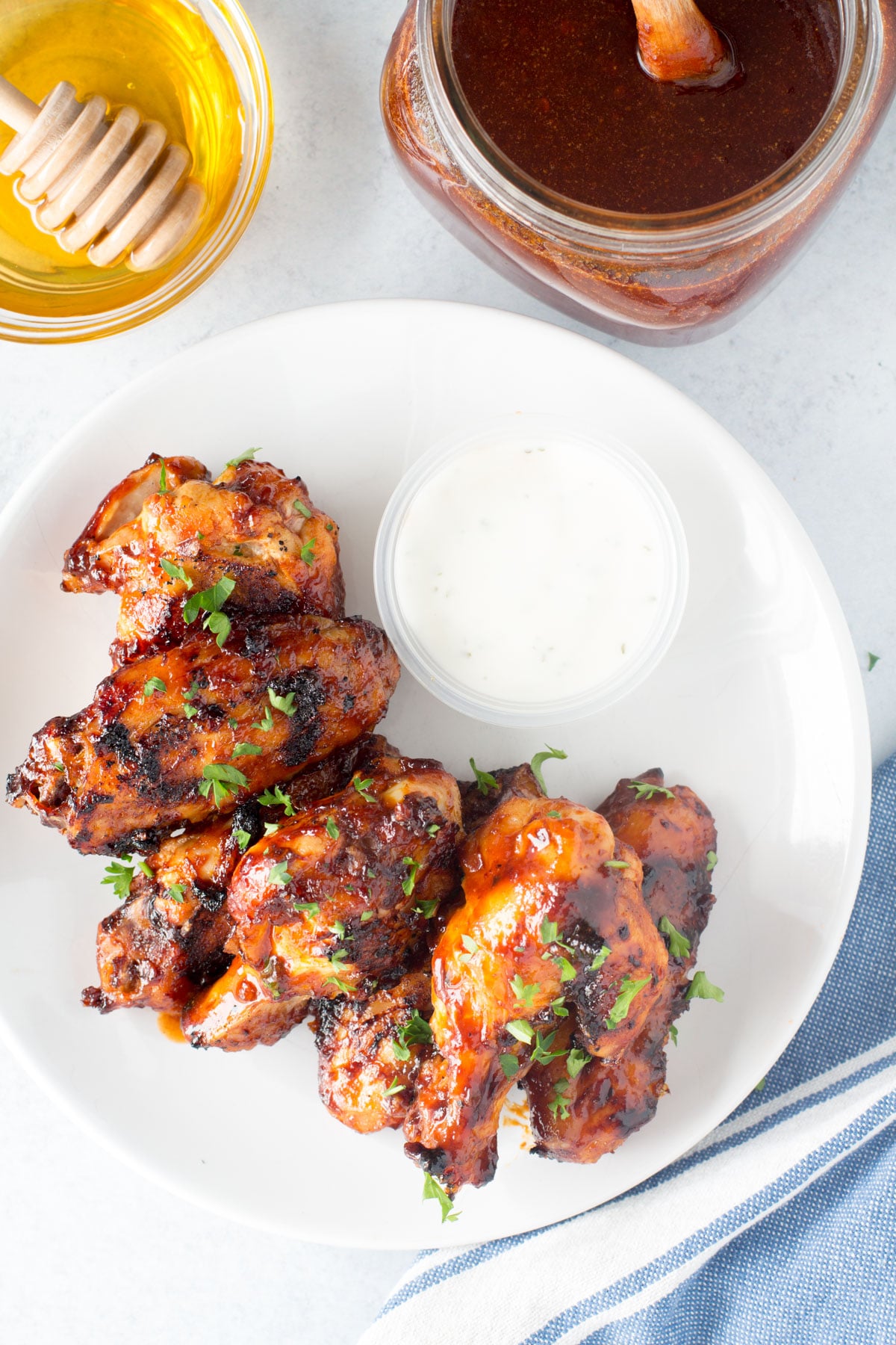 honey chipotle chicken wings