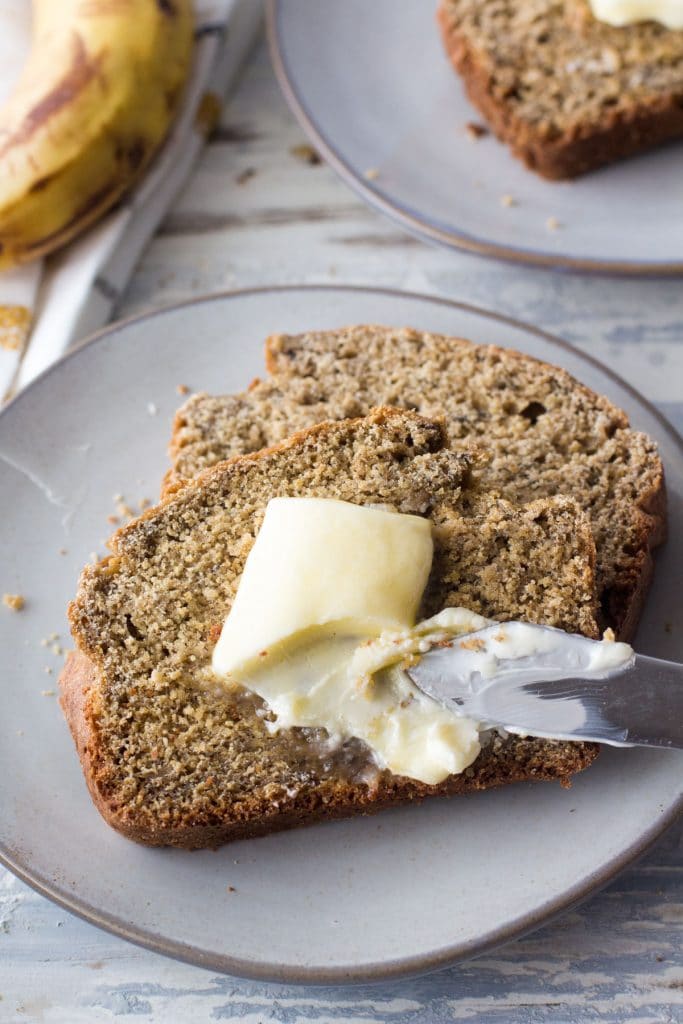 Oat Flour Banana Bread - Hungry Hobby