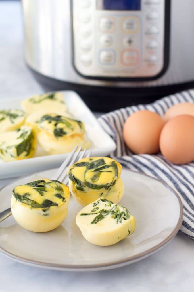 Spinach Gruyere Instant Pot Egg Bites Hungry Hobby