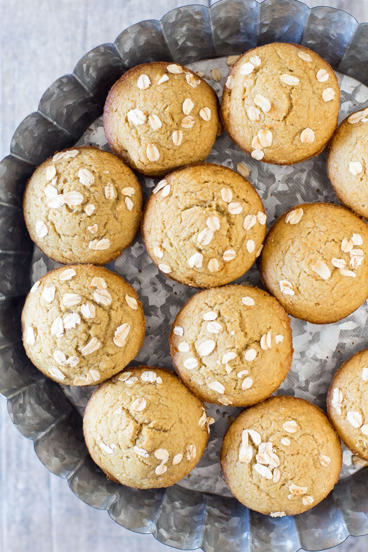 Honey Oat Flour Muffins - Gluten Free Muffins Recipes