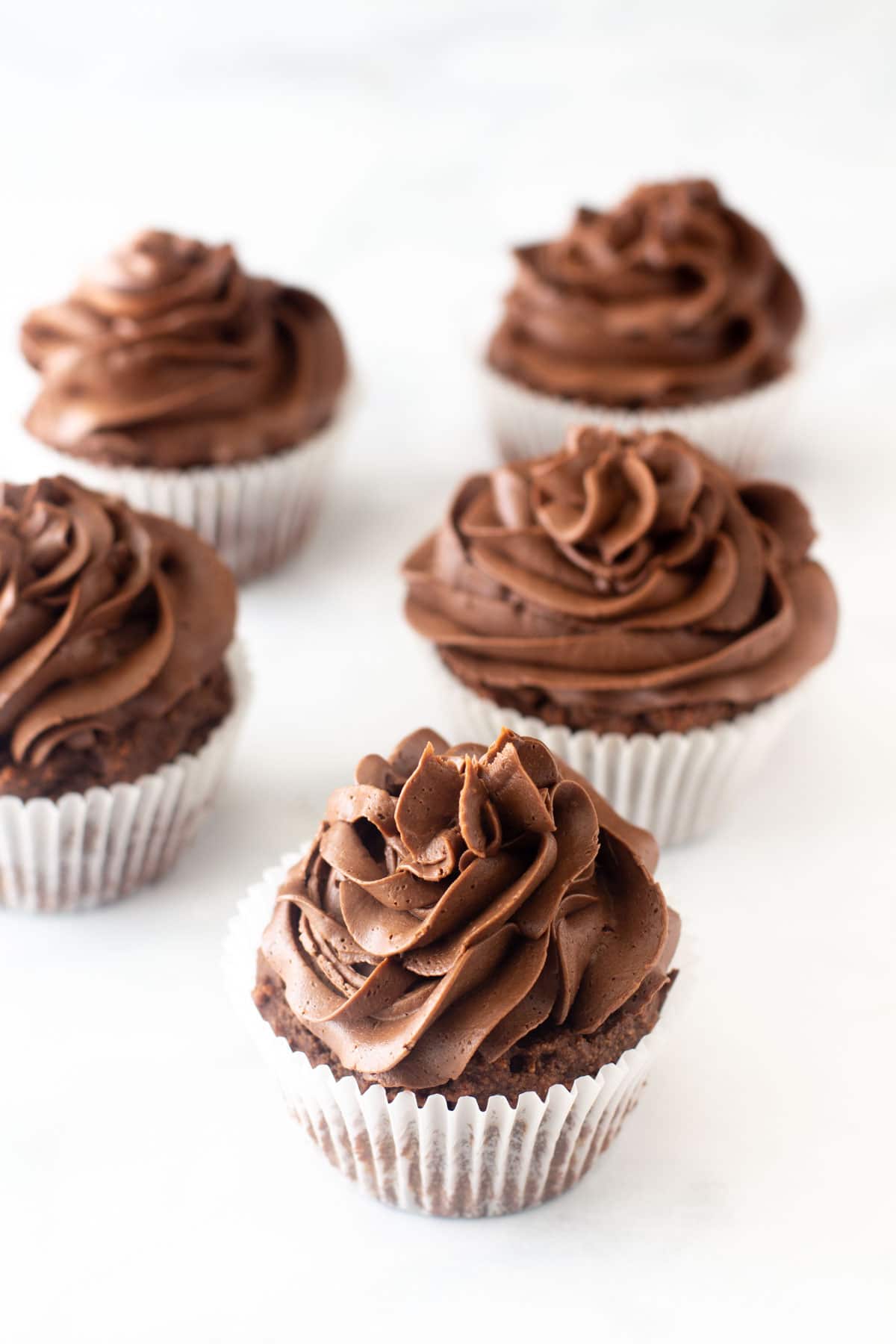 chocolate almond flour cupcakes