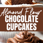 chocolate almond flour cupcakes