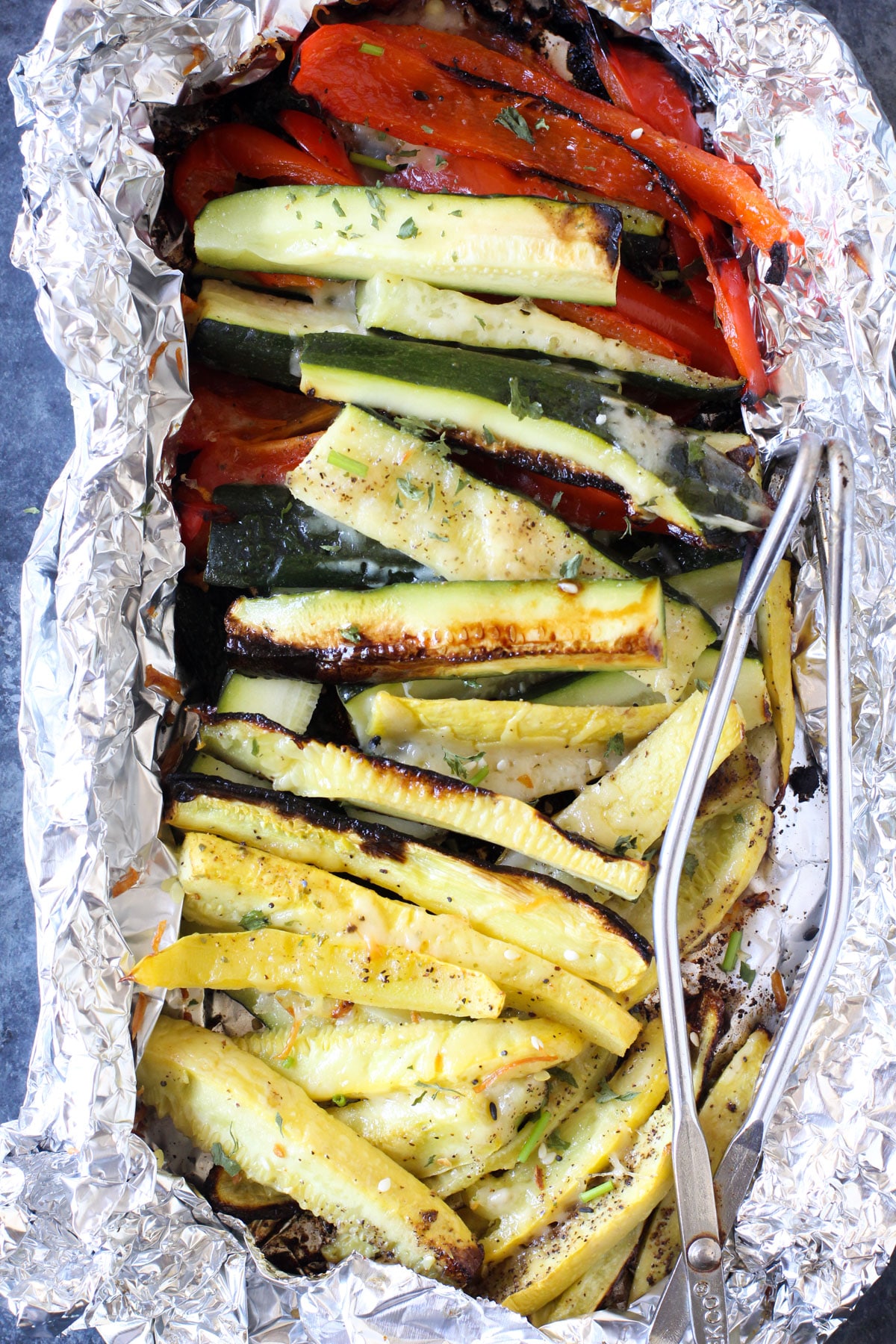 Grilled Veggies in Foil Packets