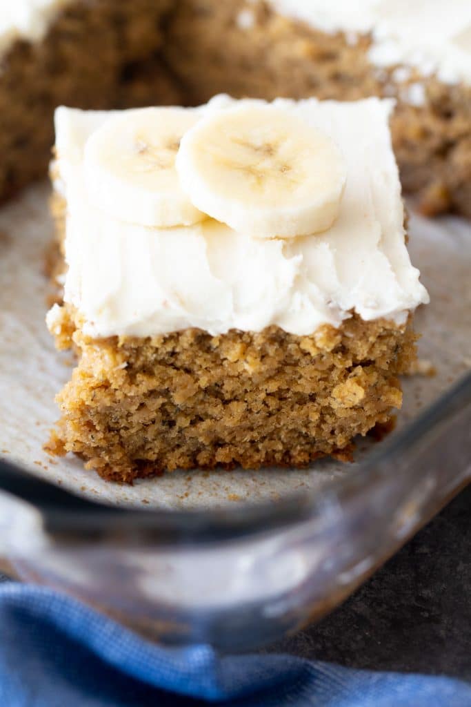 Banana Oat Flour Cake - Hungry Hobby