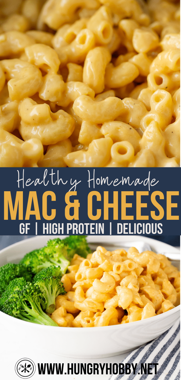 healthy homemade mac and cheese pin