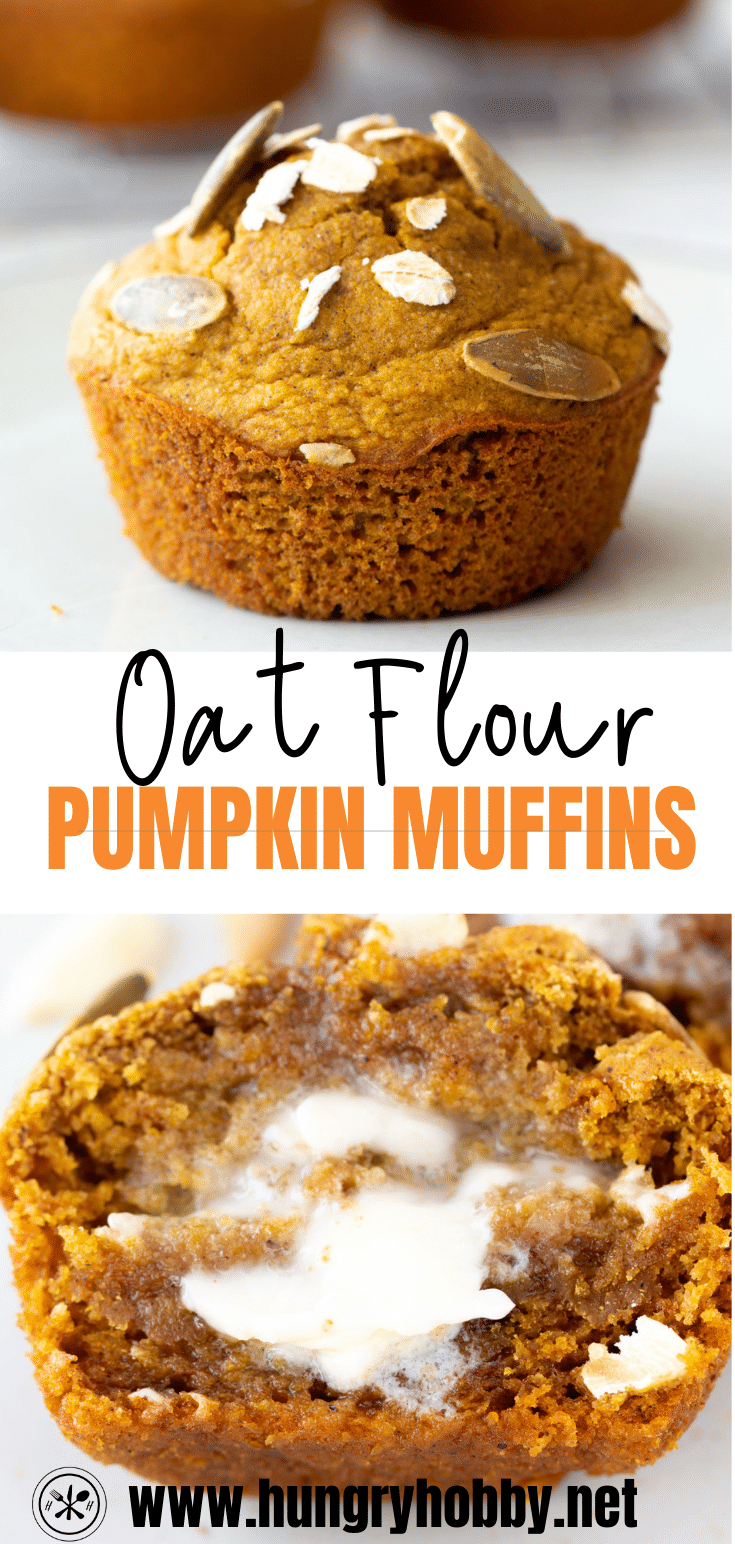 oat flour pumpkin muffins