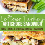leftover turkey sandwich