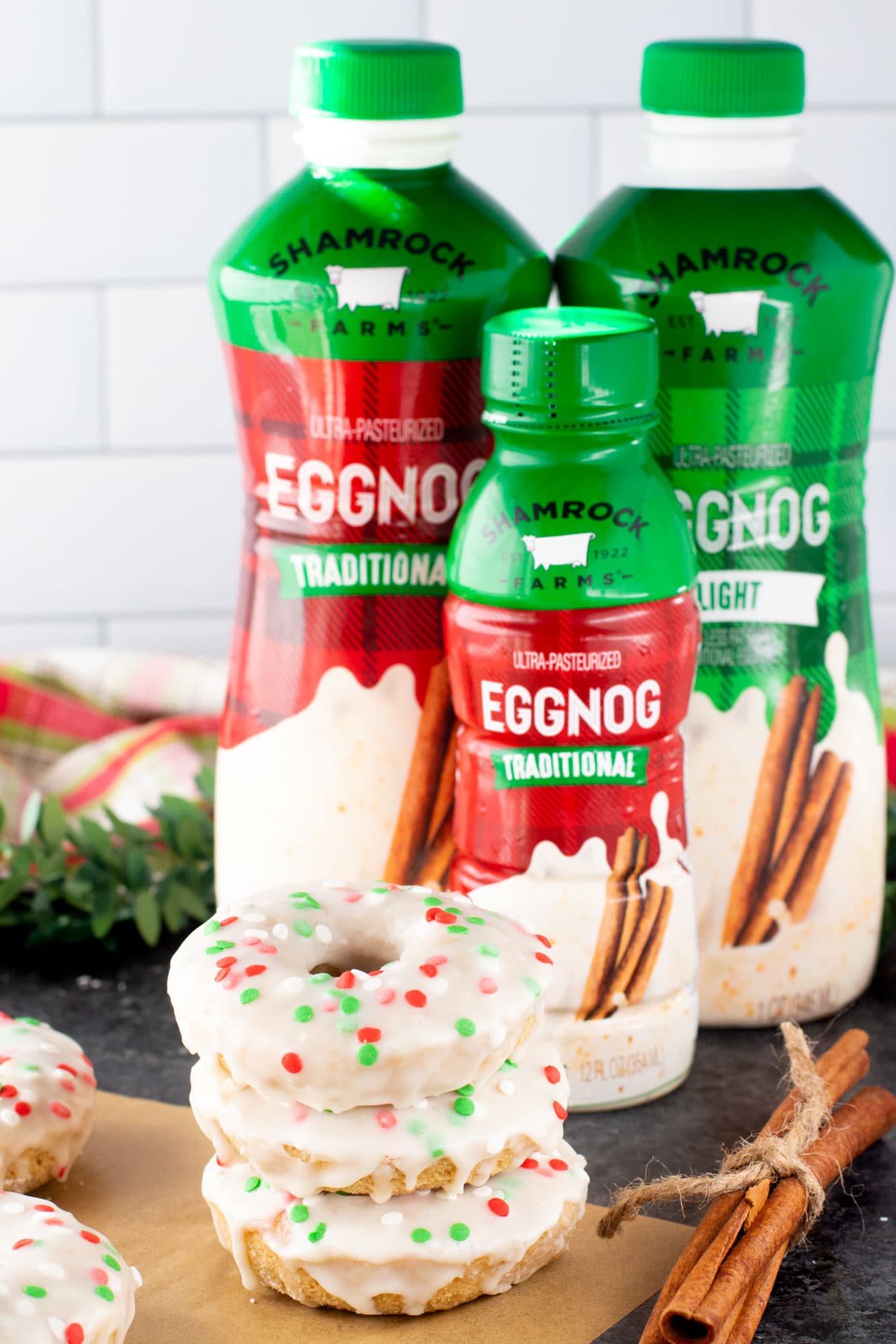 eggnog donuts