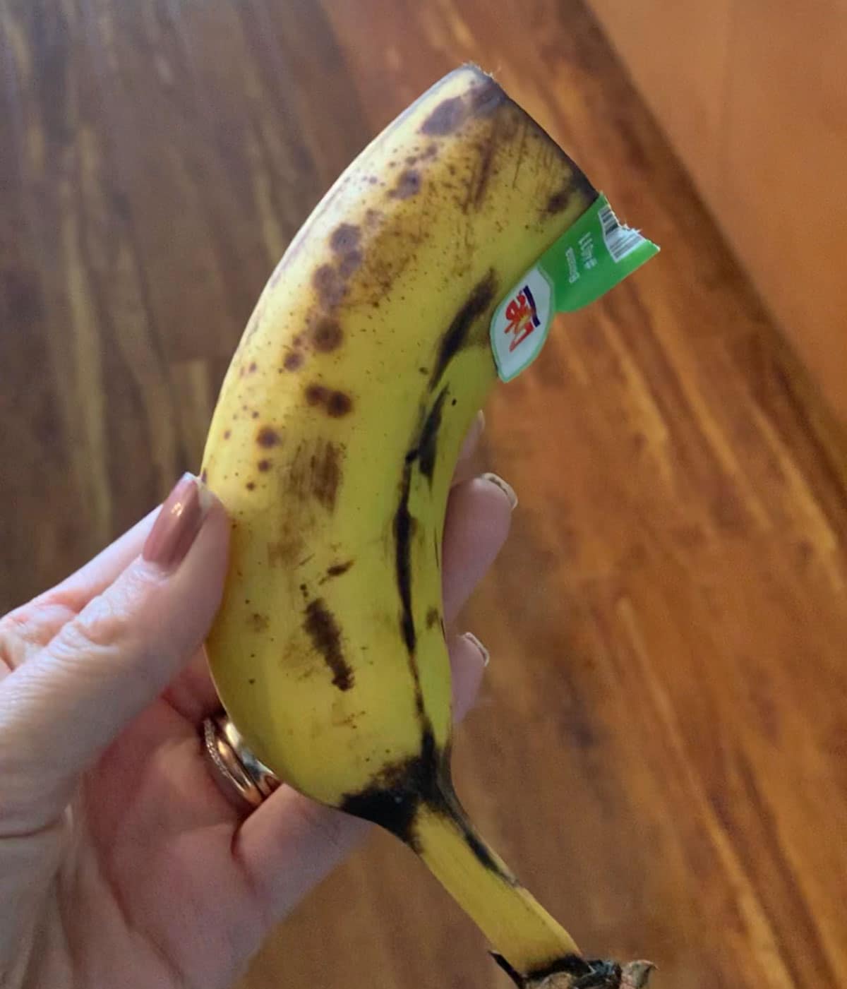 half banana