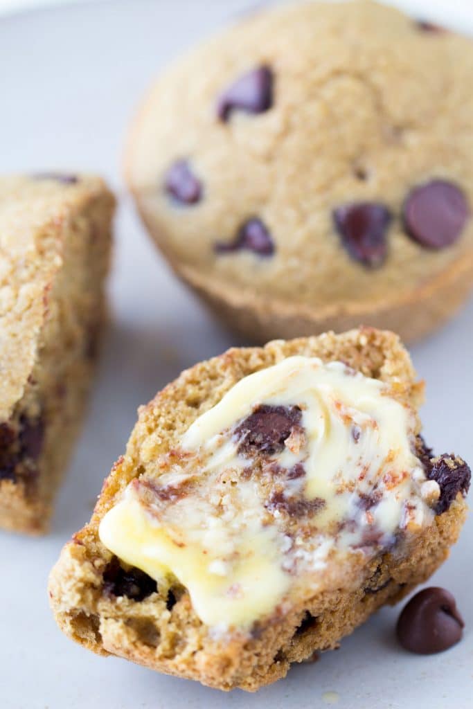 Oat Flour Chocolate Chip Muffins Hungry Hobby