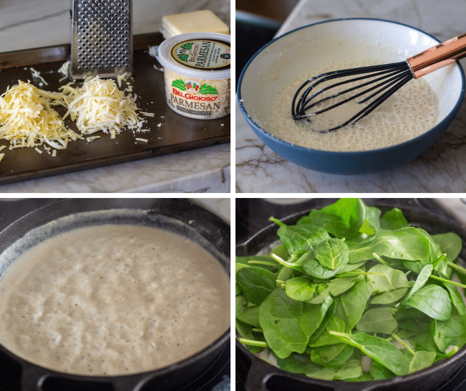 how to make spinach mac and cheese