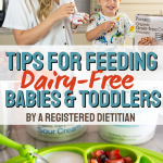 tips for feeding dairy free babies and toddlers PIN