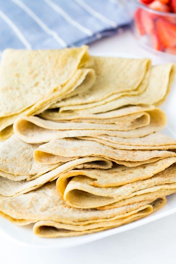 Oat Flour Crepes Hungry Hobby