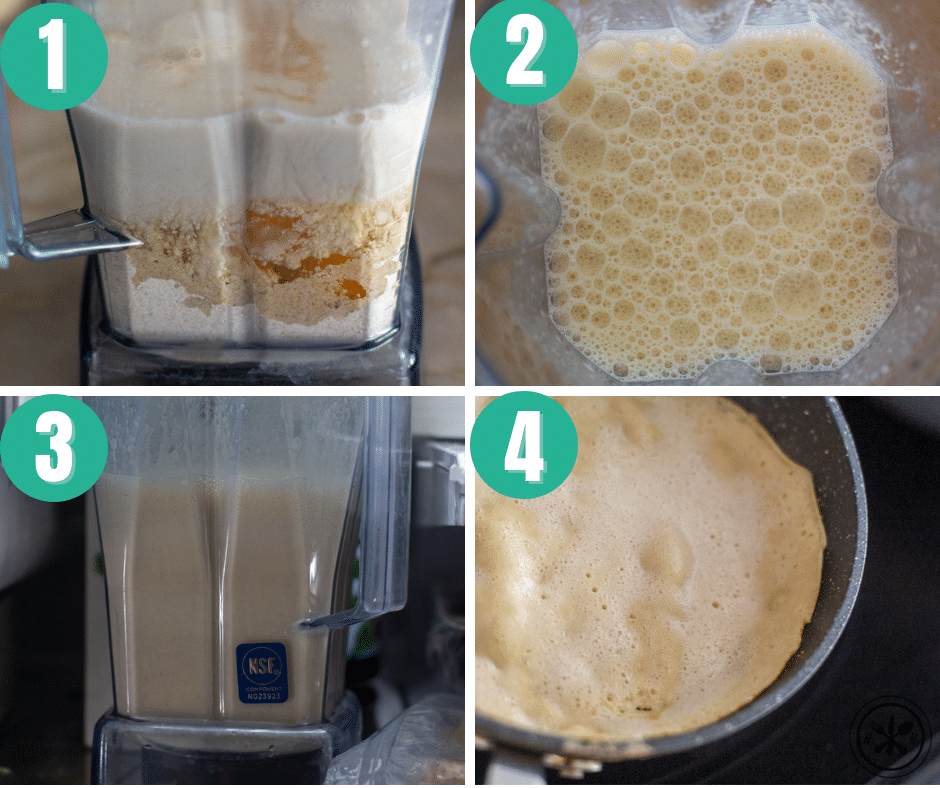how to make oat flour crepes