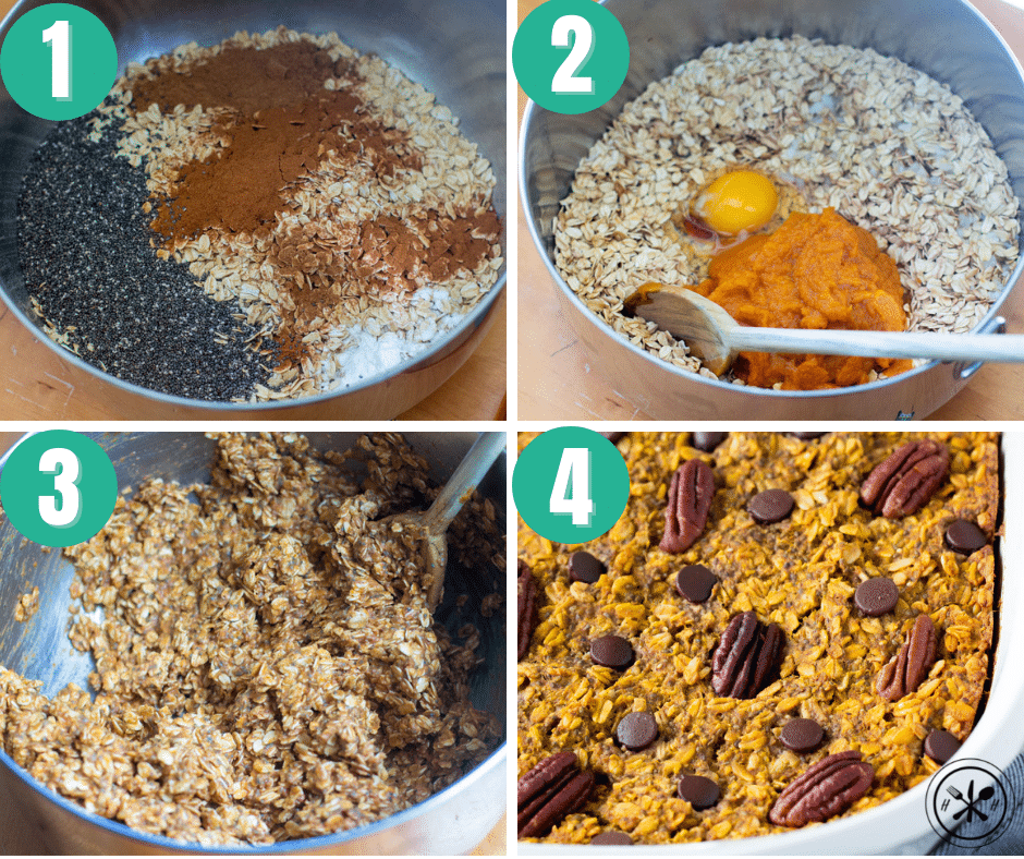 how to make pumpkin baked oatmeal