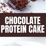 chocolate protein cake pin