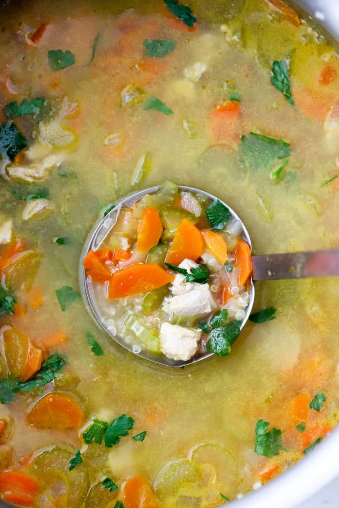 Chicken Quinoa Soup Hungry Hobby