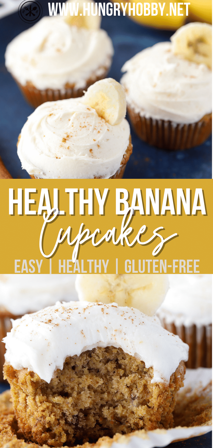 healthy banana cupcakes