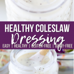 healthy coleslaw dressing