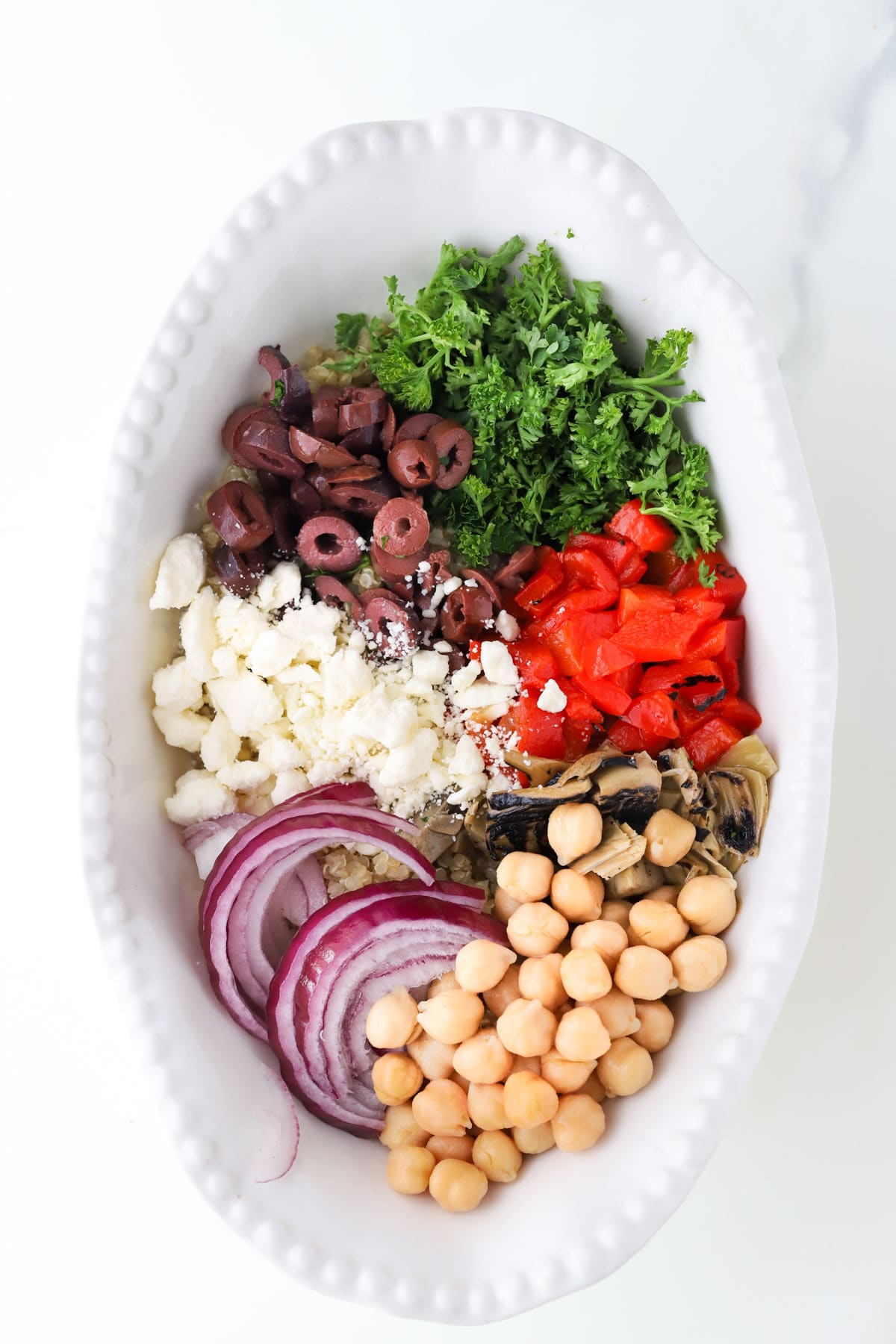 mediterranean quinoa salad