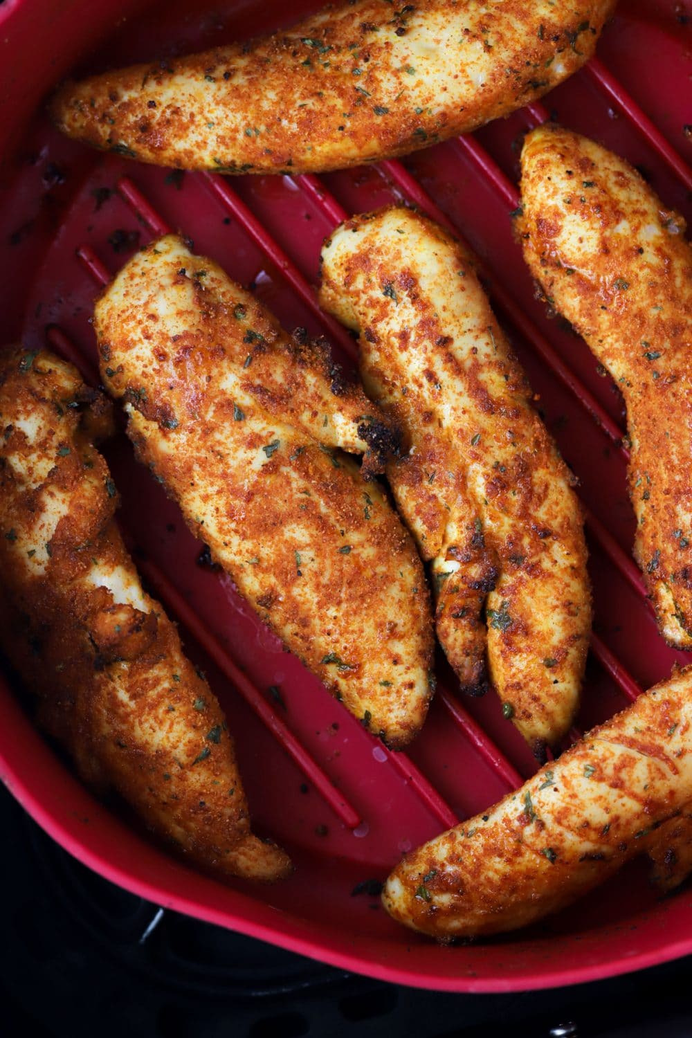 Air Fryer Chicken Tenders - No Breading - Hungry Hobby