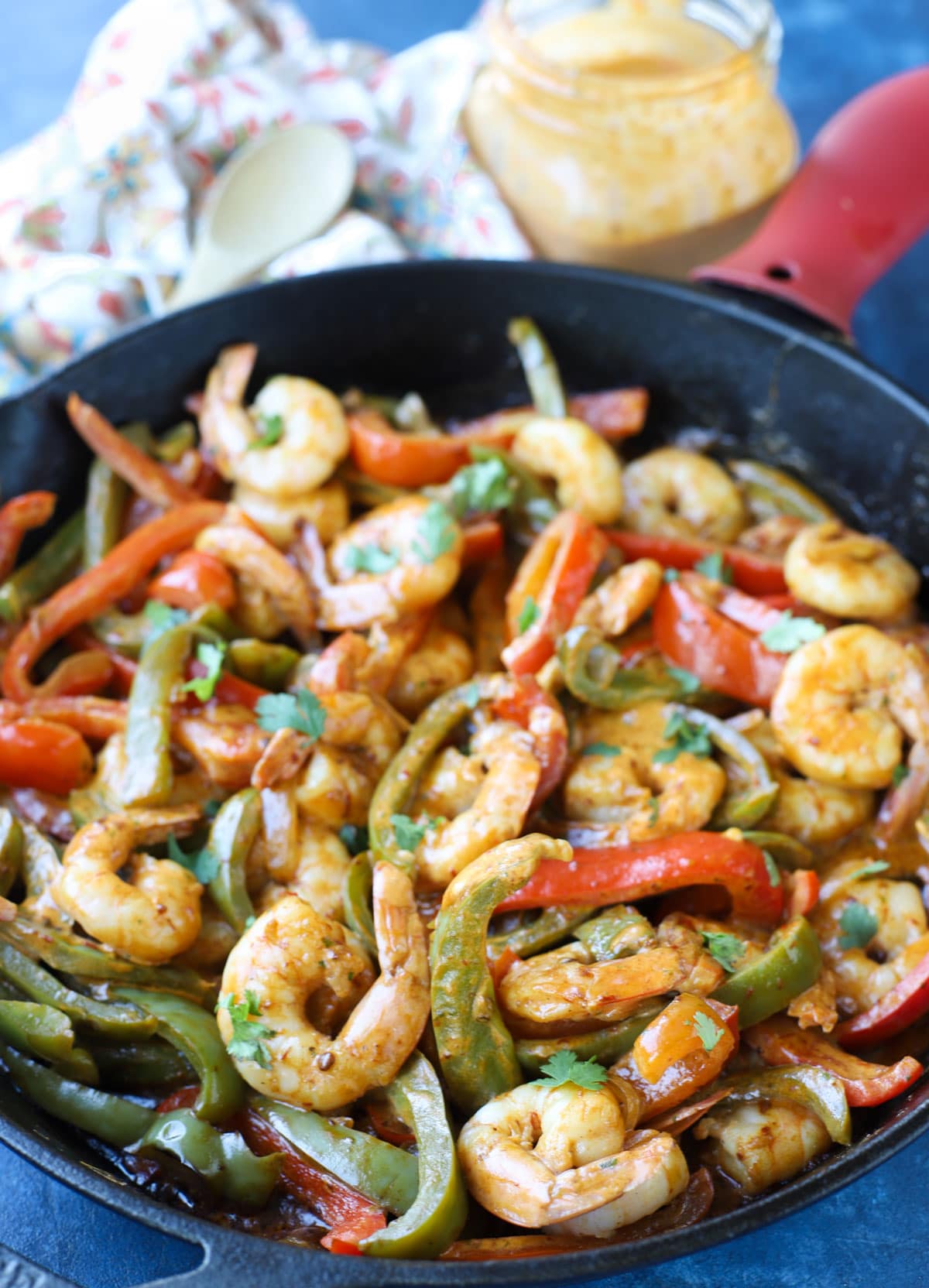 creamy chipotle shrimp