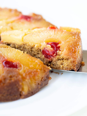 healthy pineapple upside down Cake