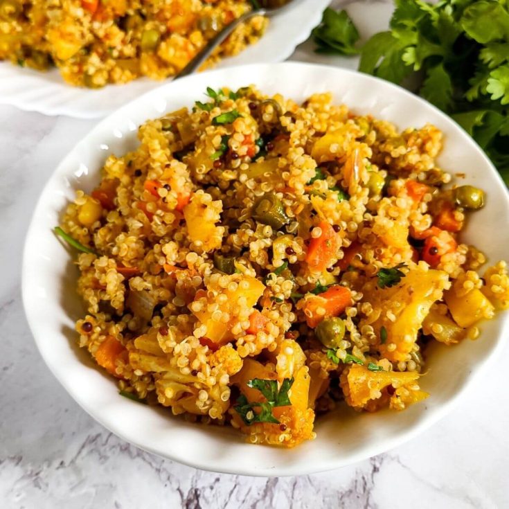 Image for Curried Quinoa with vegetables