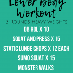 30 minute lower body workout