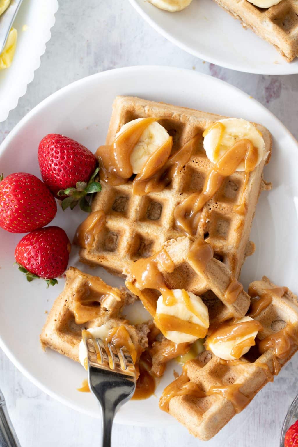 Healthy Waffle Recipe - Hungry Hobby