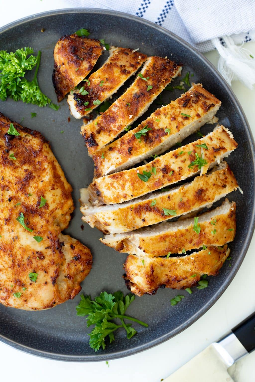 Air Fryer Chicken Breast - No Breading - Hungry Hobby