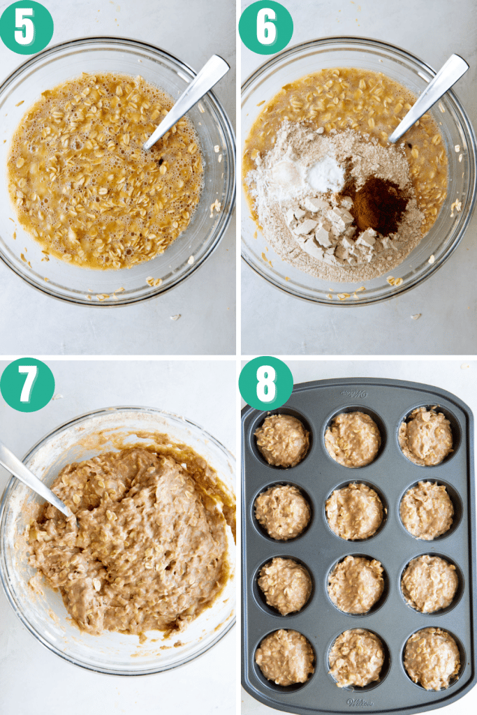 Banana Oatmeal Muffins - Hungry Hobby