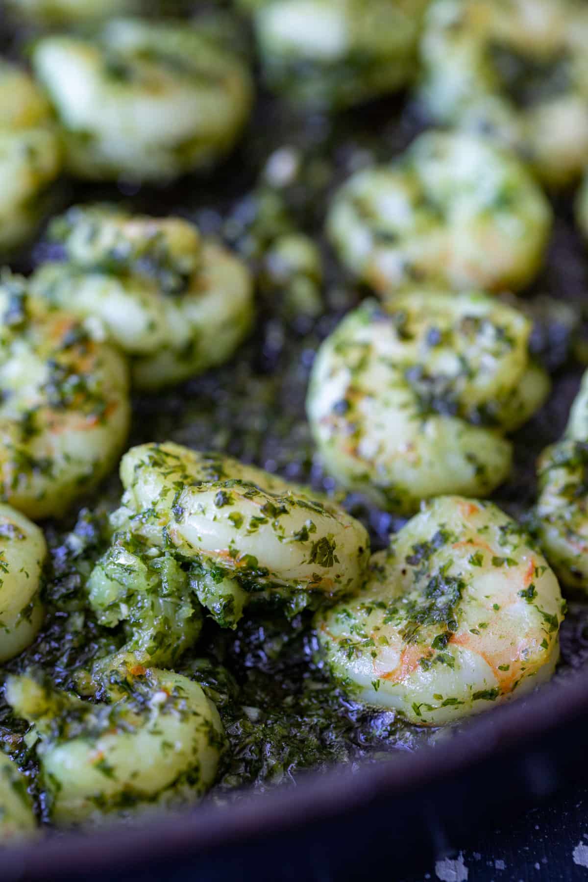 Jumbo Shrimp with Chimichurri – A Couple Cooks