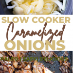 slow cooker caramelized onions