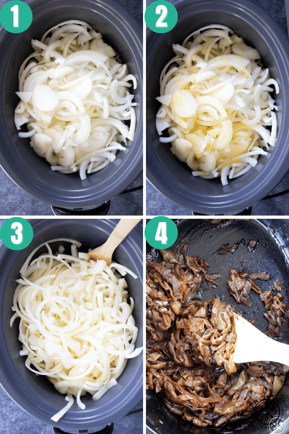 Slow Cooker Caramelized Onions 