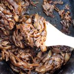 slow cooked caramelized onions