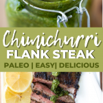 chimichurri flank steak