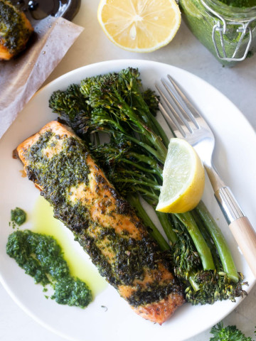 Chimichurri Salmon