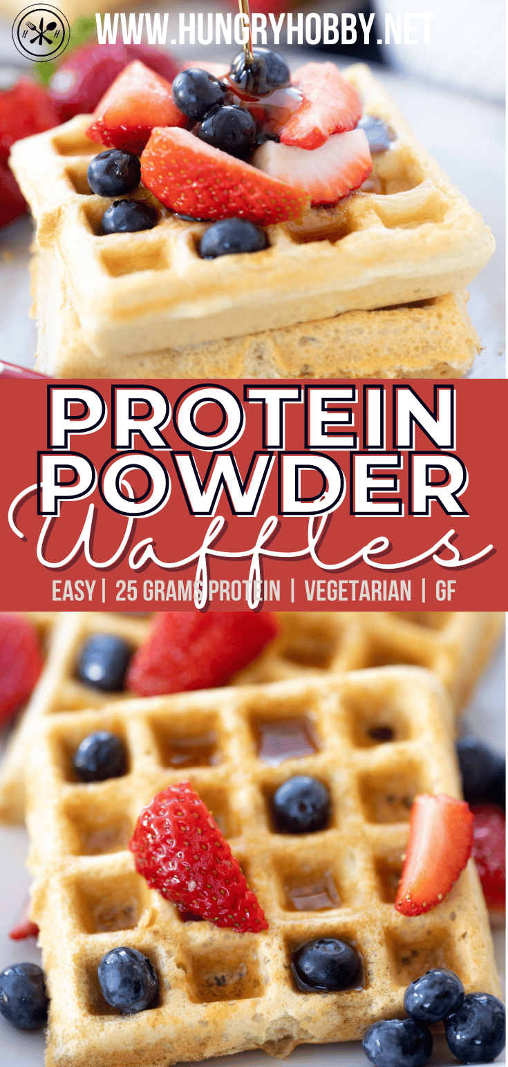 protein powder waffles