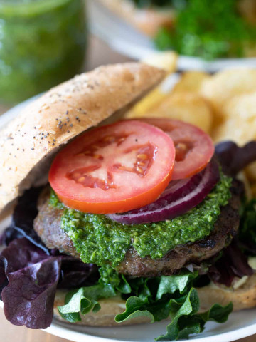 chimichurri burgers