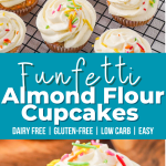 Funfetti Almond Flour Cupcakes